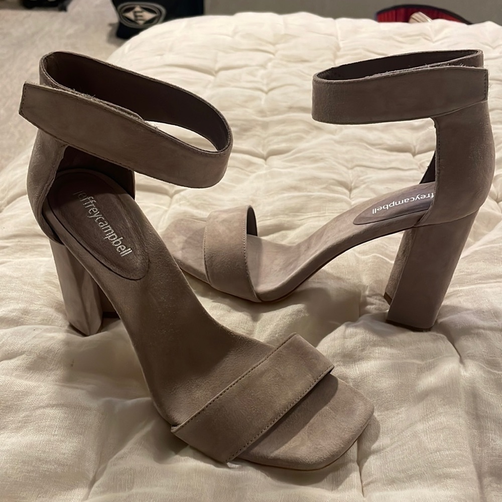 Jeffrey Campbell suede heels